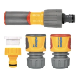 Hozelock 3-in-1 Nozzle Plus & Fittings Starter Set