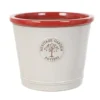 Woodlodge 40cm Red Rim Heritage Glazed Pot