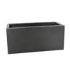 Woodlodge 40cm Black Polylite Trough Planter