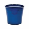 APTA 26cm Blue Saigon Glazed Cone Planter