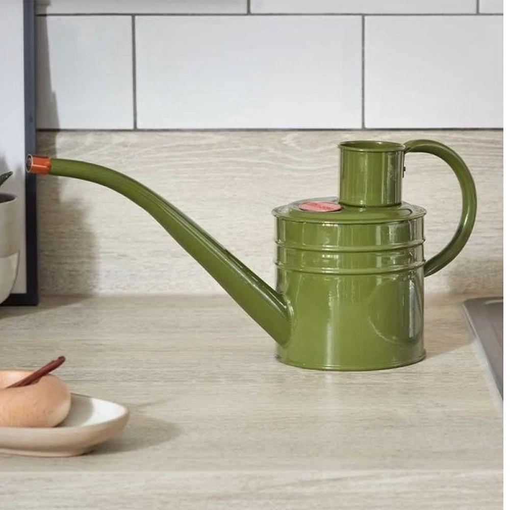 Smart Garden 1 Litre Sage Green Home & Balcony Steel Watering Can 1 Smart Garden 1 Litre Sage Green Home & Balcony Steel Watering Can