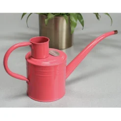 Smart Garden 1 Litre Coral Pink Home & Balcony Steel Watering Can -Hozeelock Store 5050642069946 3
