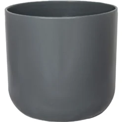 Ivyline 18.5cm Lisbon Charcoal Planter