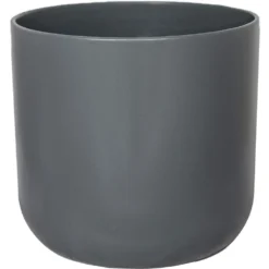 Ivyline 24cm Charcoal Lisbon Planter