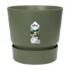 Elho 25cm Leaf Green Greenville Round Planter