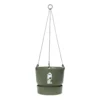 Elho 24cm Leaf Green Greenville Hanging Basket Planter